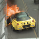 Formula Drift Ferrari Catches Fire On Debut